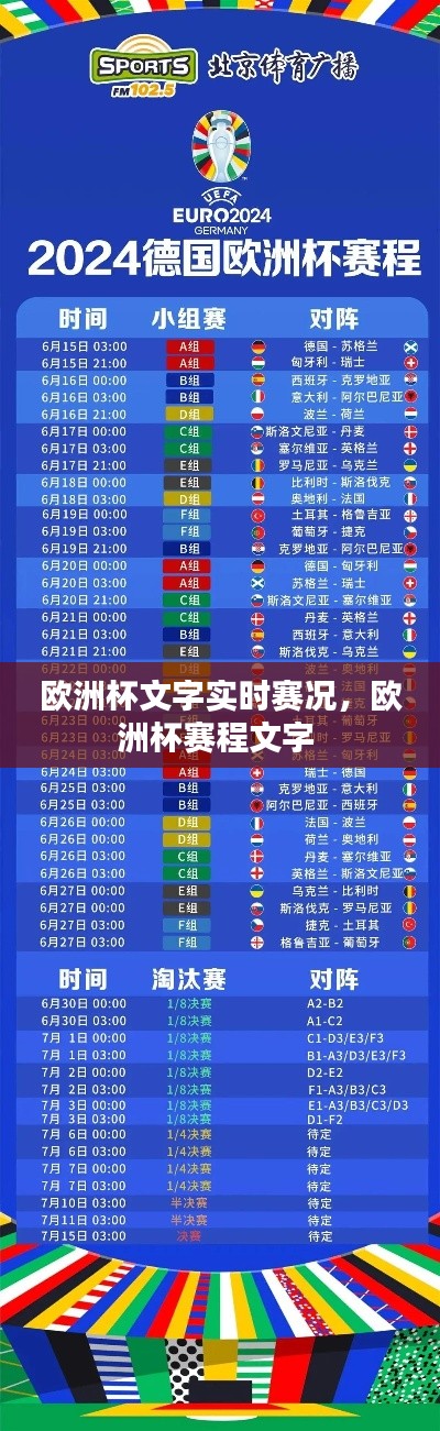 欧洲杯文字实时赛况，欧洲杯赛程文字 