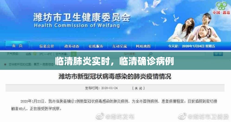 临清肺炎实时，临清确诊病例 