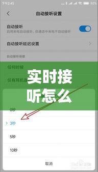 实时接听怎么设置手机，如何设置手机处于接听状态 