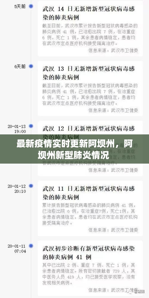 最新疫情实时更新阿坝州，阿坝州新型肺炎情况 