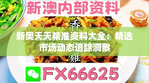 新奥天天精准资料大全：精选市场动态追踪洞察