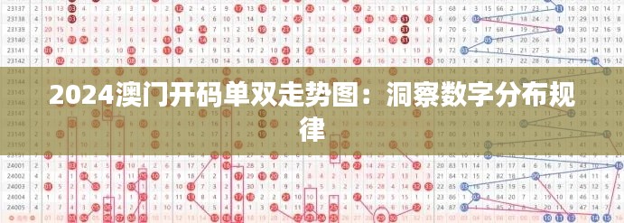 2024澳门开码单双走势图：洞察数字分布规律