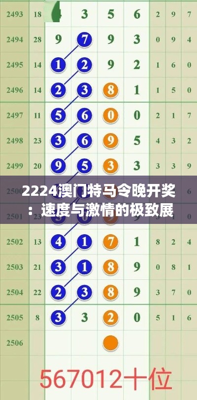 2224澳门特马令晚开奖：速度与激情的极致展现