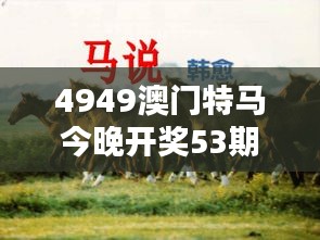 4949澳门特马今晚开奖53期：骏马奔腾夜，璀璨53华章