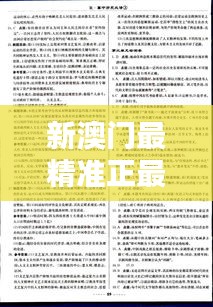 新澳门最精准正最精准龙门022期（历史文献）