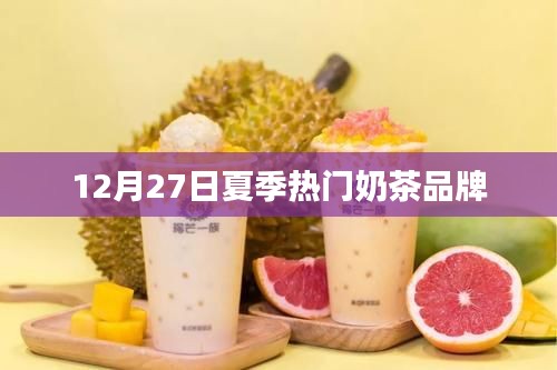 夏日奶茶风暴，品牌热门推荐