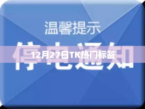 TK热门标签大揭秘，12月27日趋势解析