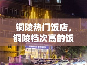 铜陵热门饭店，铜陵档次高的饭店 