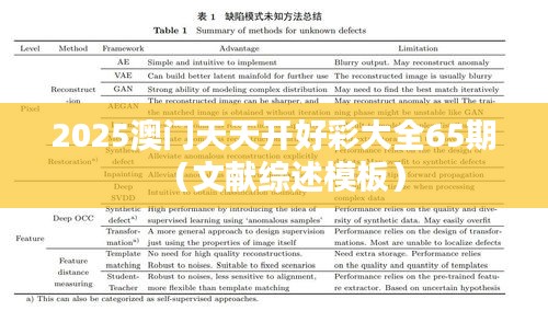 2025澳门天天开好彩大全65期（文献综述模板）