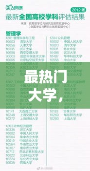 最热门大学，最热门大学专业前十名排名 