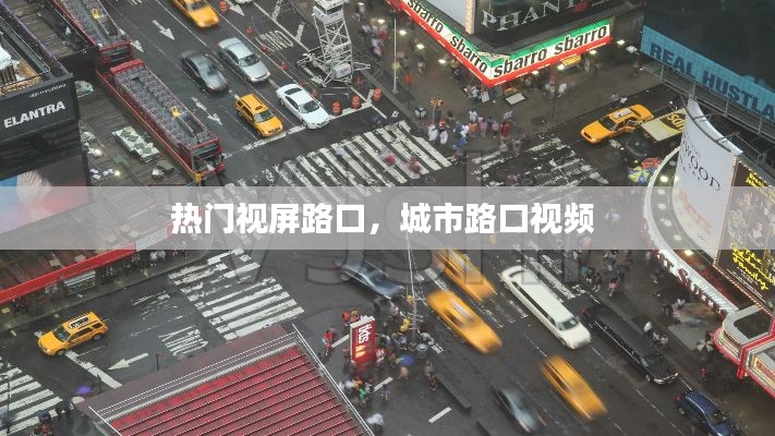 热门视屏路口，城市路口视频 