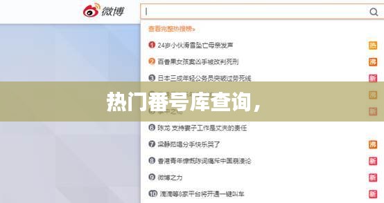 热门番号库查询， 