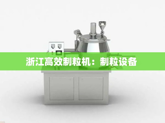 浙江高效制粒机：制粒设备 