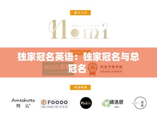 独家冠名英语：独家冠名与总冠名 