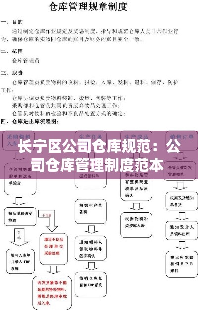 长宁区公司仓库规范：公司仓库管理制度范本 