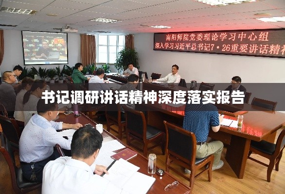 书记调研讲话精神深度落实报告