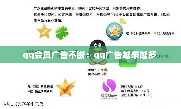 qq会员广告不断：qq广告越来越多 