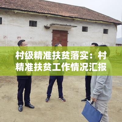 村级精准扶贫落实：村精准扶贫工作情况汇报 