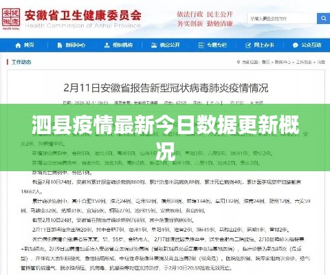 泗县疫情最新今日数据更新概况