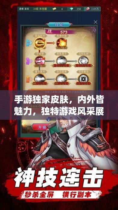 手游独家皮肤，内外皆魅力，独特游戏风采展现！