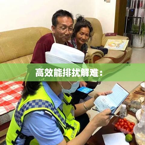 高效能排扰解难： 