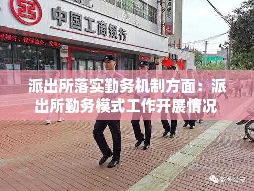 派出所落实勤务机制方面：派出所勤务模式工作开展情况 