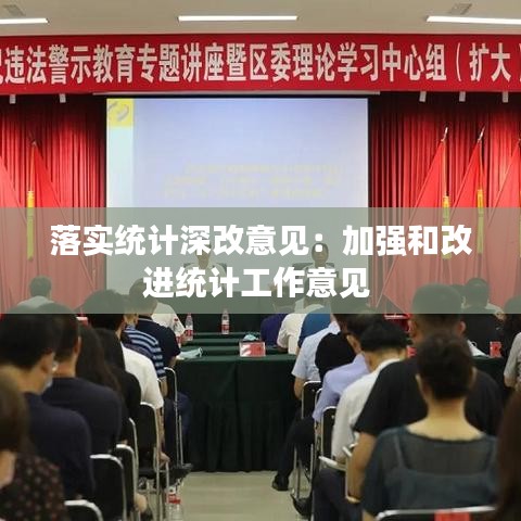 落实统计深改意见：加强和改进统计工作意见 