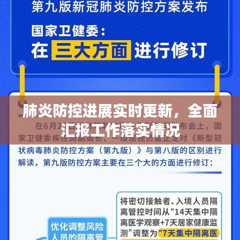 肺炎防控进展实时更新，全面汇报工作落实情况