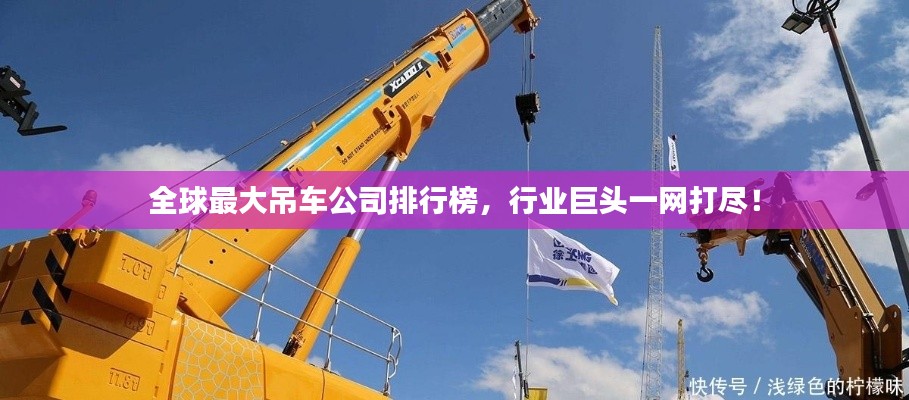 全球最大吊车公司排行榜，行业巨头一网打尽！