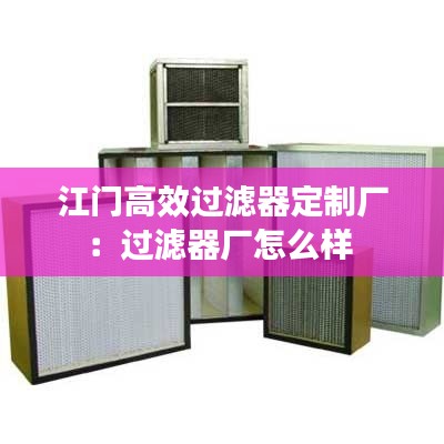 江门高效过滤器定制厂：过滤器厂怎么样 