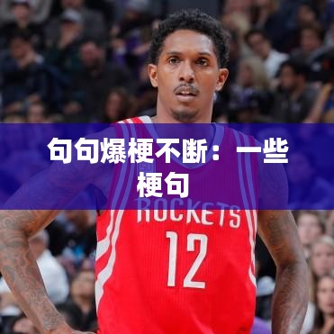 句句爆梗不断：一些梗句 
