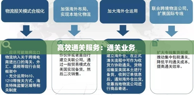 高效通关服务：通关业务 