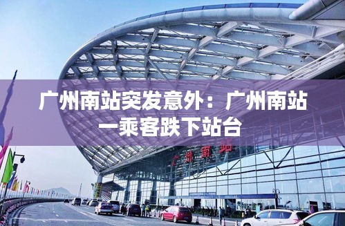 广州南站突发意外：广州南站一乘客跌下站台 