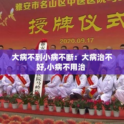 大病不到小病不断：大病治不好,小病不用治 