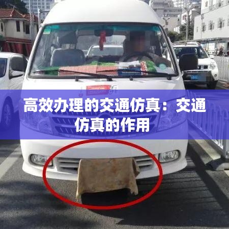 高效办理的交通仿真：交通仿真的作用 