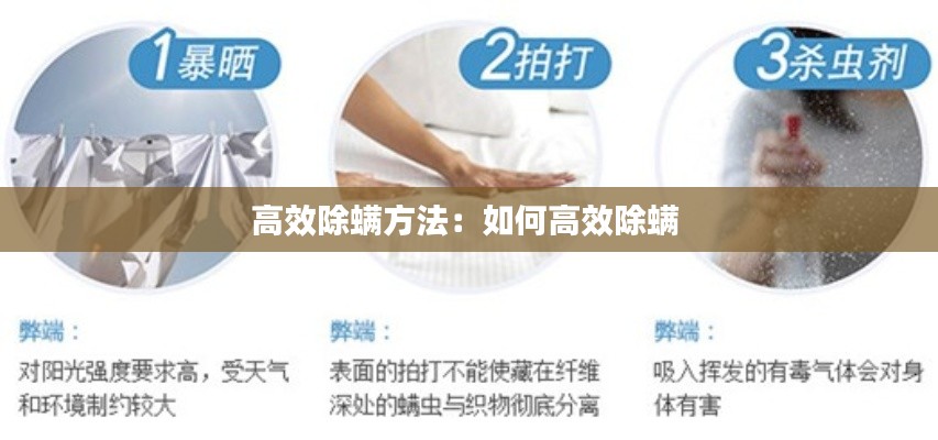 高效除螨方法：如何高效除螨 