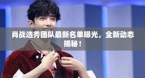 肖战选秀团队最新名单曝光，全新动态揭秘！