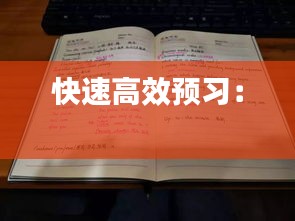 快速高效预习： 