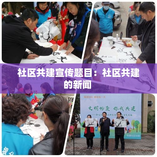 社区共建宣传题目：社区共建的新闻 