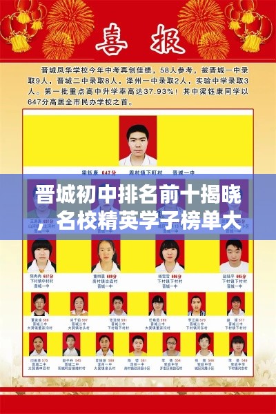 晋城初中排名前十揭晓，名校精英学子榜单大解密！