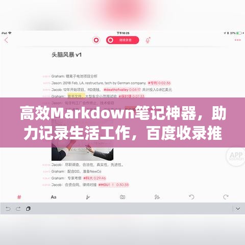 高效Markdown笔记神器，助力记录生活工作，百度收录推荐！