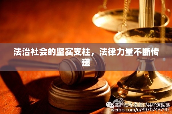 法治社会的坚实支柱，法律力量不断传递