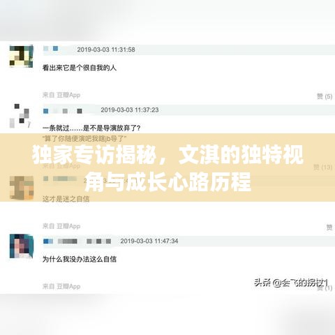 独家专访揭秘，文淇的独特视角与成长心路历程