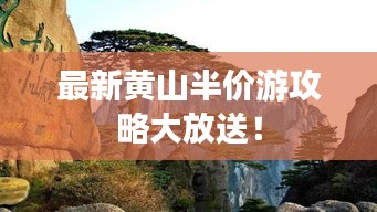最新黄山半价游攻略大放送！