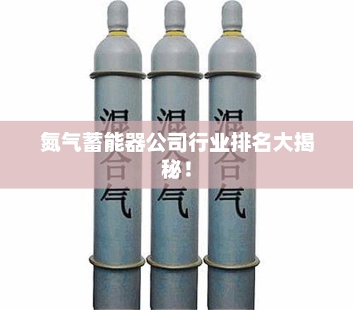 氮气蓄能器公司行业排名大揭秘！