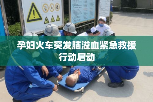 孕妇火车突发脑溢血紧急救援行动启动
