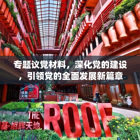 专题议党材料，深化党的建设，引领党的全面发展新篇章