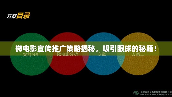微电影宣传推广策略揭秘，吸引眼球的秘籍！