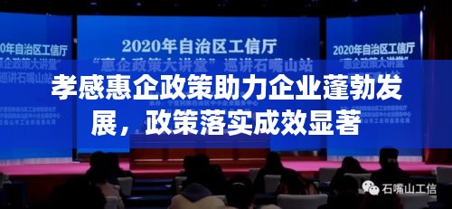 孝感惠企政策助力企业蓬勃发展，政策落实成效显著