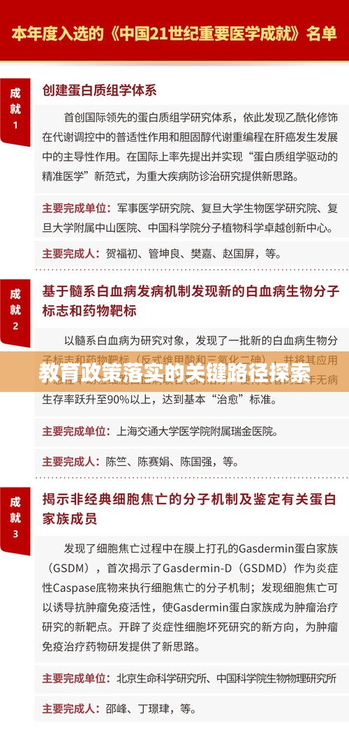 教育政策落实的关键路径探索
